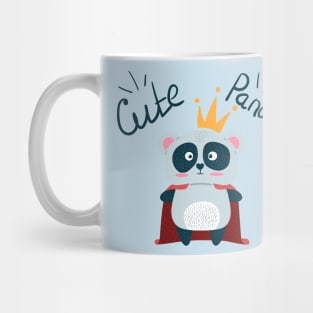 cute panda superhero Mug